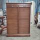 Double curtain cabinet in oak "notary's furniture"