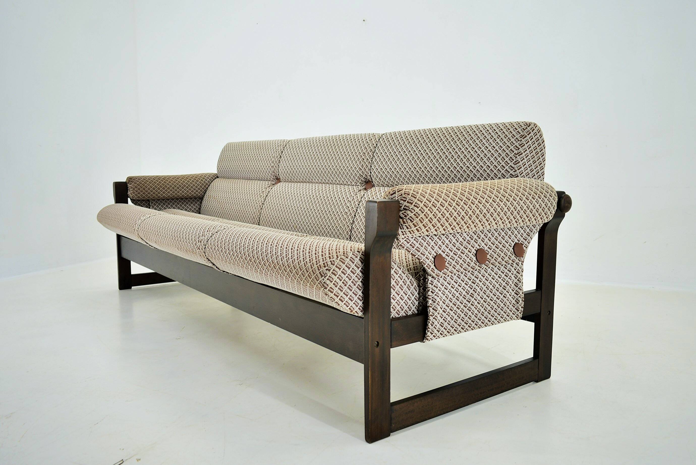 Midcentury Adjustable Sofa, Czechoslovakia,  1970s