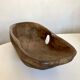 XXXL walnut wood carved centre table 1960 monoxyle