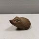 Small ceramic hedgehog by Poul Mathiesen (PM) 1970s Denmark.