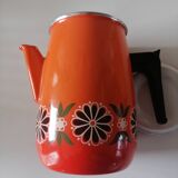 Enamelled coffee maker
