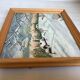 Winter landscape under snow oil on canvas signed