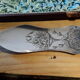 Filled silver pie shovel