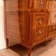 Commode Louis XVI en marqueterie de bois de placage XIX siècle