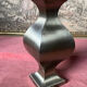 Brushed stainless steel lamp foot 1970
