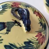 Breton bonbonnière Quimper Henriot – Hand-painted earthenware