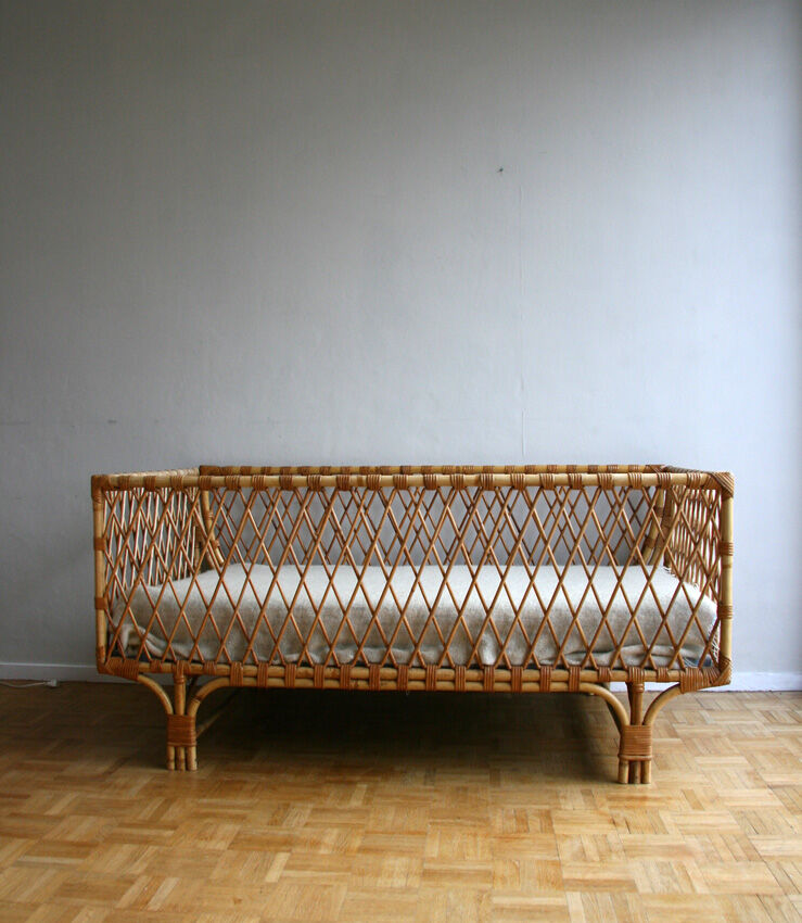Crib rattan - 1960