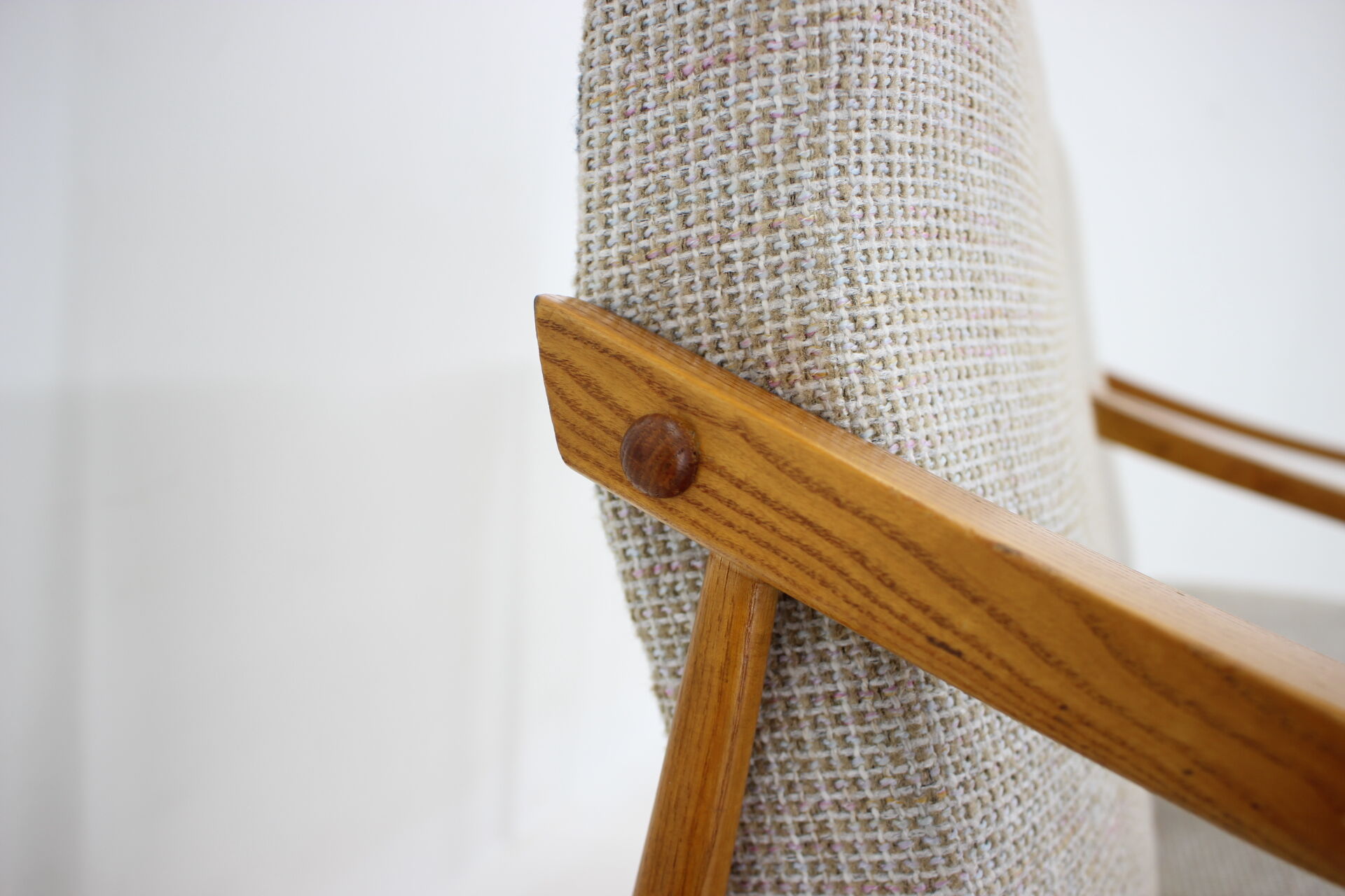 Paire de fauteuils en hêtre, Tchécoslovaquie, 1970