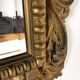 Ancient Florentine mirror – carved and gilded wooden frame – Baroque style