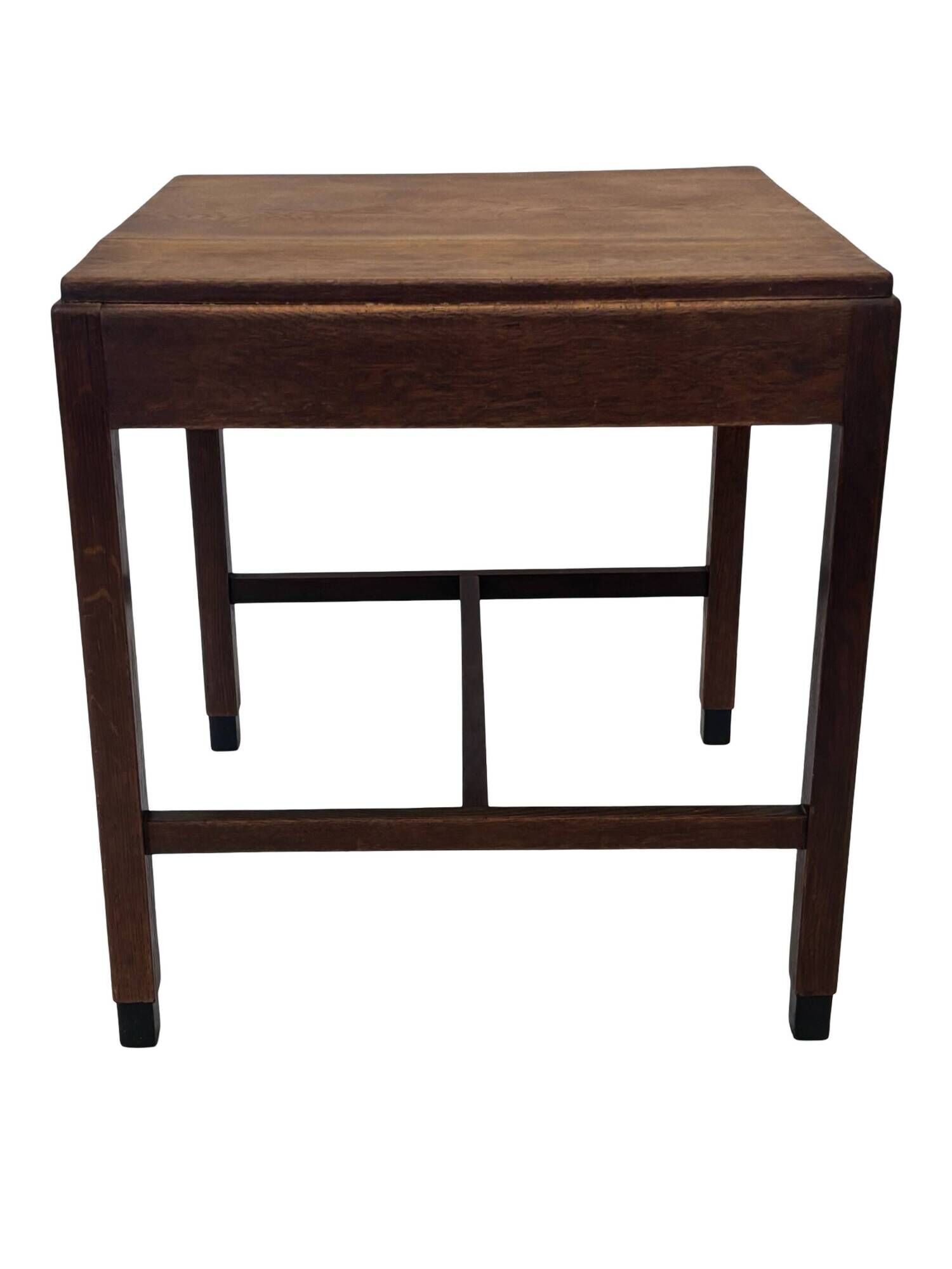Art Deco Amsterdam School Minimalist Side Table