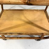 Rattan trolley with serving tray 1950’s