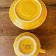 Apilco yellow bistro coffee cups
