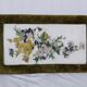 French vintage oil painting on alabaster