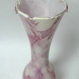 Pink glass vase