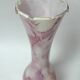 Pink glass vase
