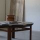 Mid century coffee table by Ole Bjorn Krüger in Stoneware and Rosewood, 1960s