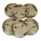 Lot de 6 assiettes plates Nord Hamage Moulin des Loups. Modèle Bagatelle.