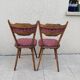 Paire de chaise vintage année 80