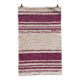 Handwoven recycled cotton rug - 40 x 60 cm