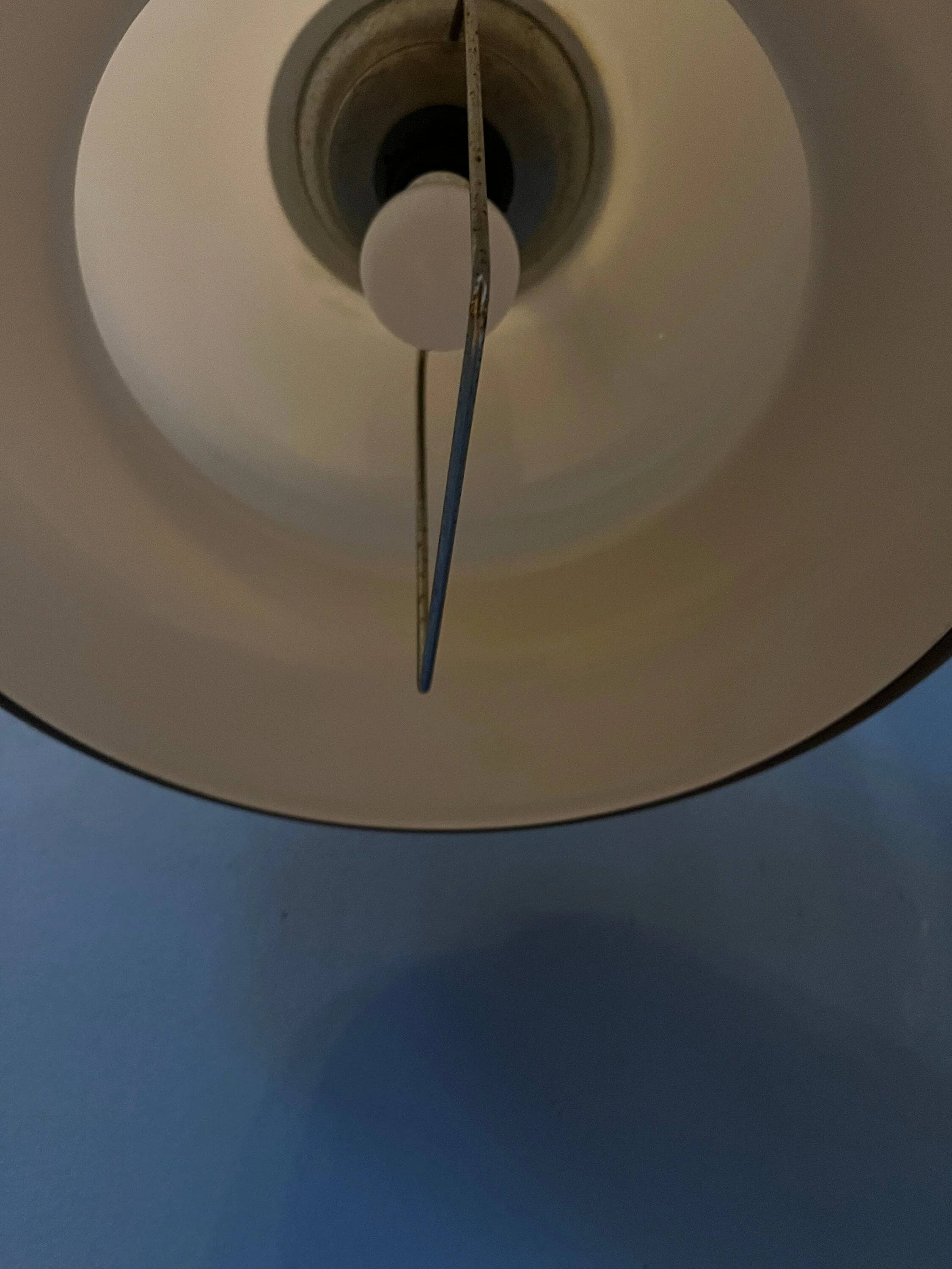 Suspension Mid-Century Space Age - vintage beige luminaire
