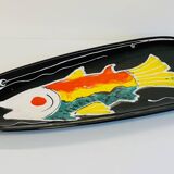 Grand plat à poisson faïencerie de Niderviller
