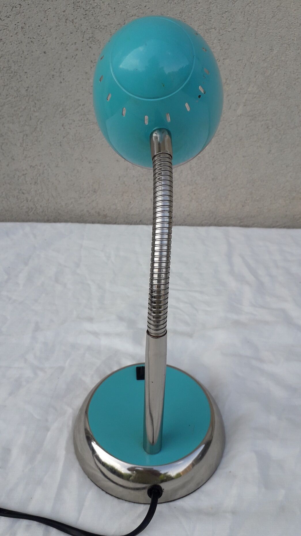 Lampe de bureau turquoise