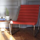 Hanging chair with boudin seat