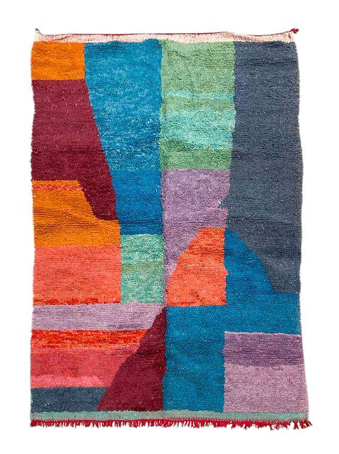 Traditional handmade azilal rug size 250 X 150 cm