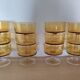 Amber Luminarc glasses/cups