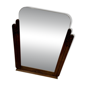 Miroir Art Déco en chêne