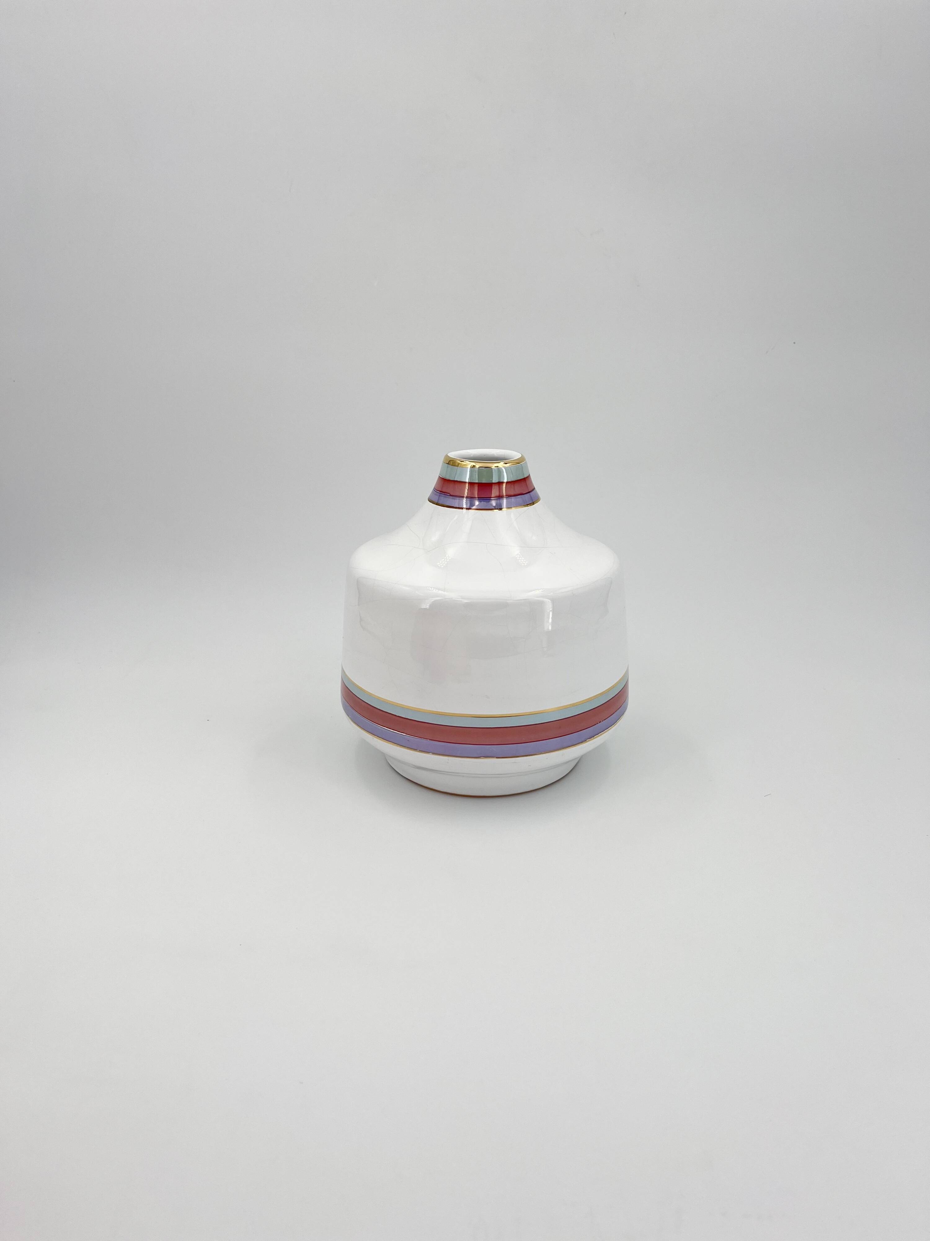 Vintage Deruta Ceramic Vase by Nazareno Picchiotti, Italy, 1970s