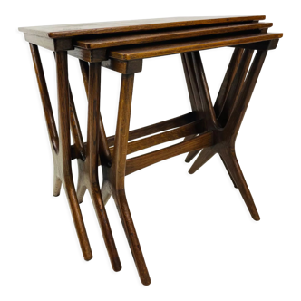 Vintage danish design nesting tables, 1960