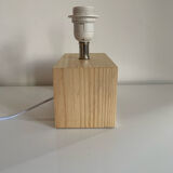 Pied de lampe en bois