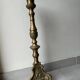 Gilded bronze candlestick with cherub trio decoration