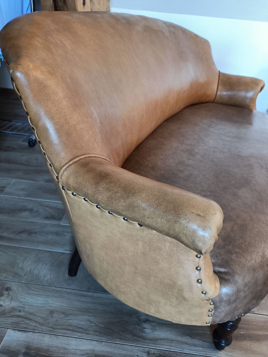 Antique sofa Napoleon III antique bench