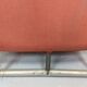 Vintage folding chair camping floral red fabric