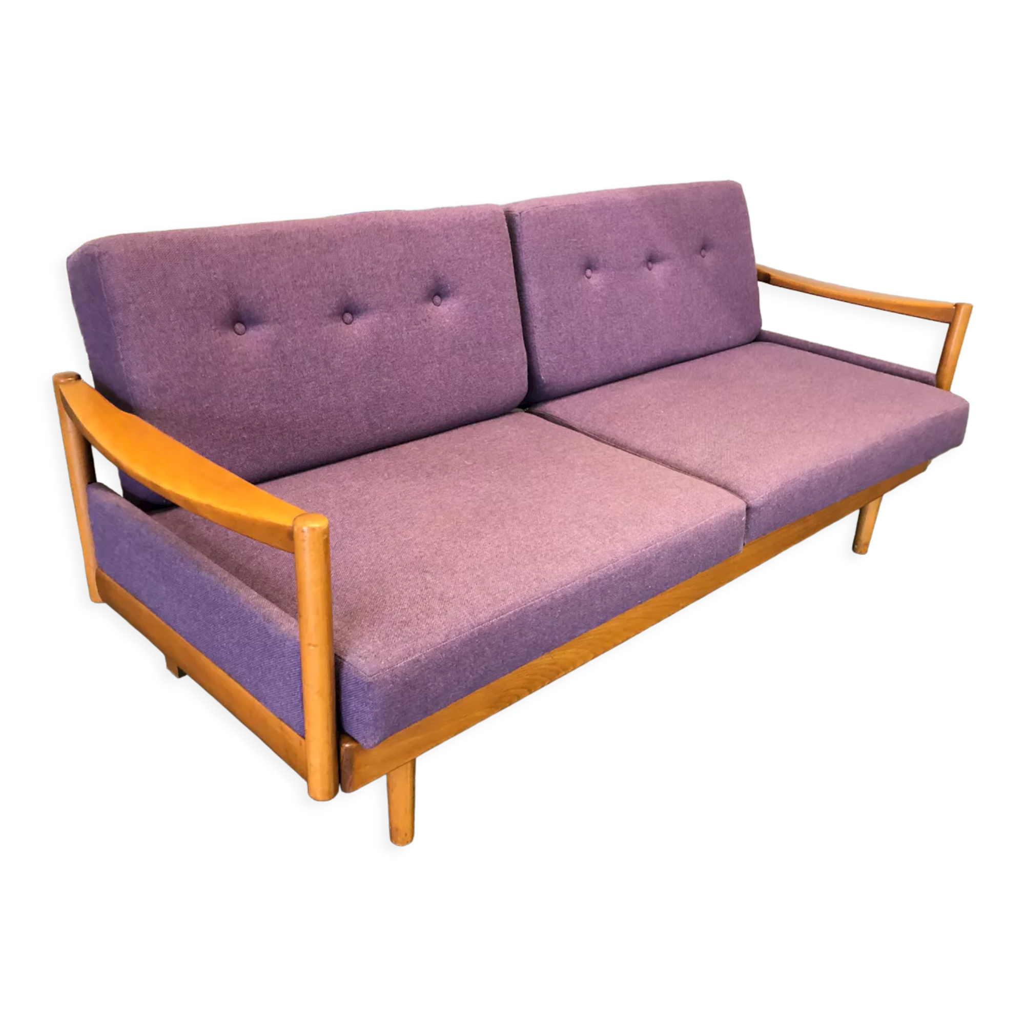 Daybed 2P convertible sofa by Walter Knoll circa 1960