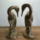 Art Deco Brass Heron Bookends
