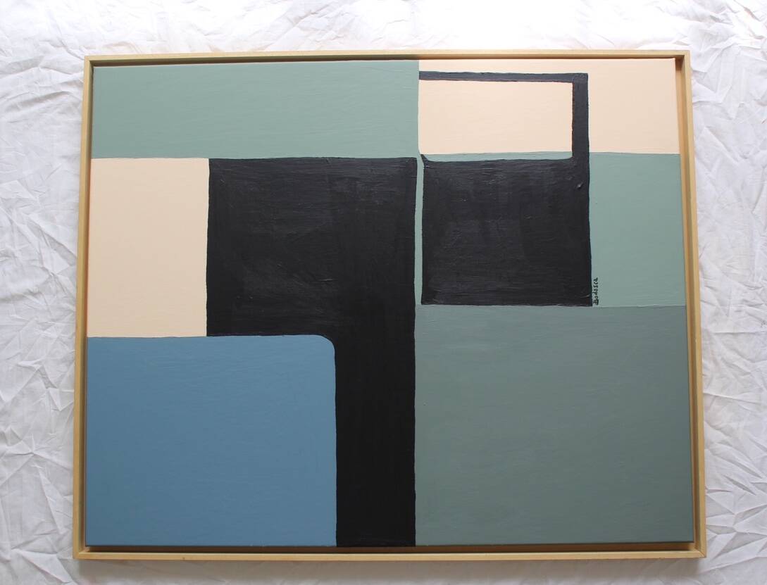 Original geometric painting