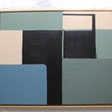 Original geometric painting
