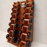 60s dumbbell wall display