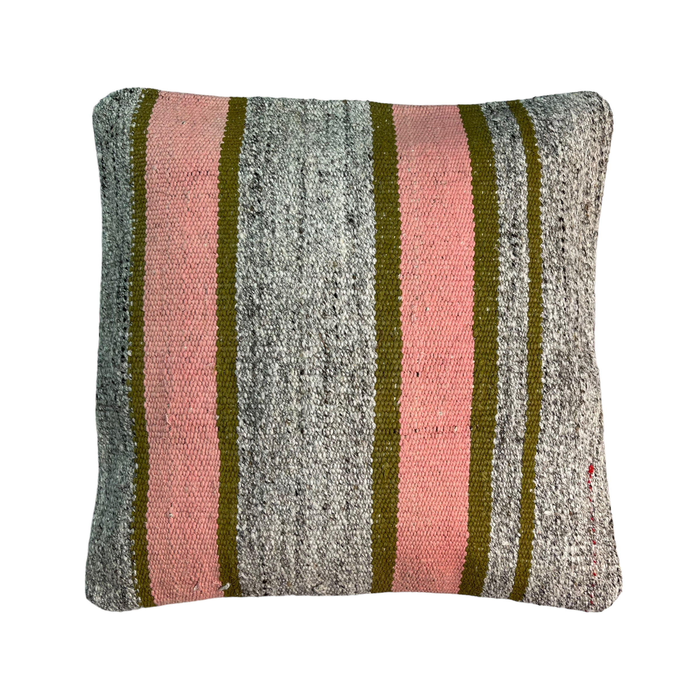 Housse de coussin kilim turc vintage, 40 x 40 cm