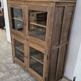 Ancien vaisselier en teck birman
