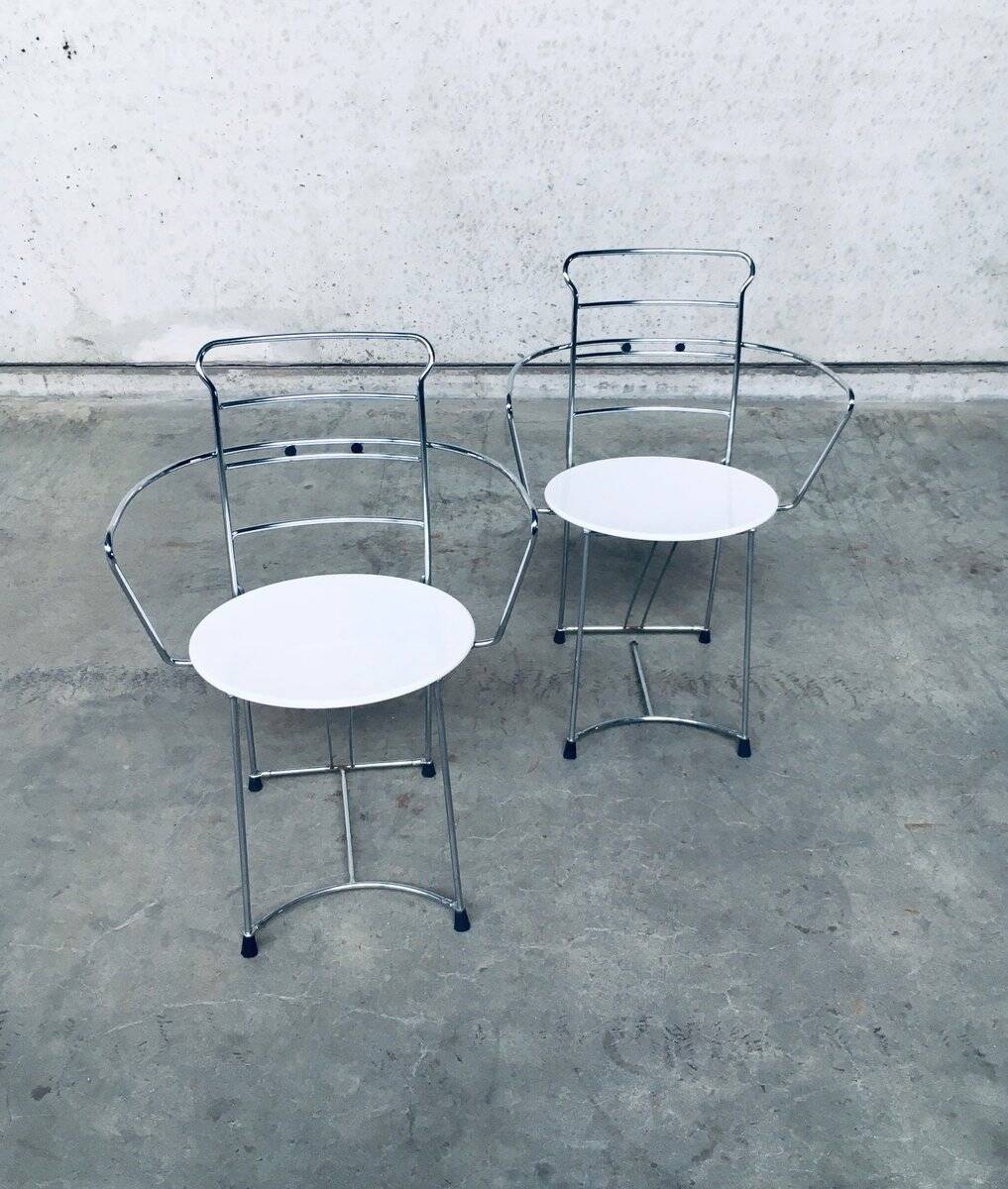 Set of Postmodern Eridiana Dining Chairs by Antonio Citterio for Xilitalia, 1980s