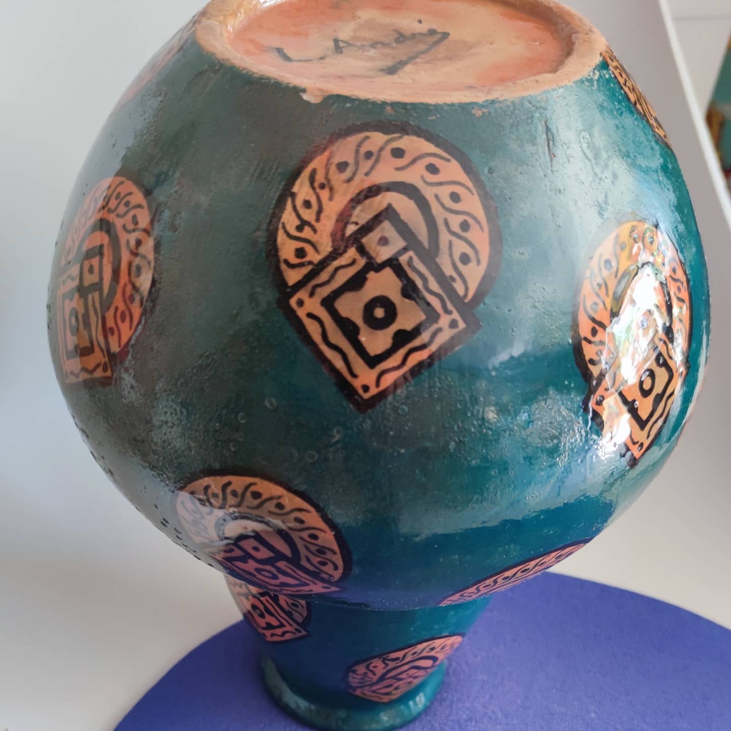 Ceramic vase by L. Andre, circa 1930