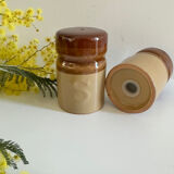 Ceramic salt and pepper duo