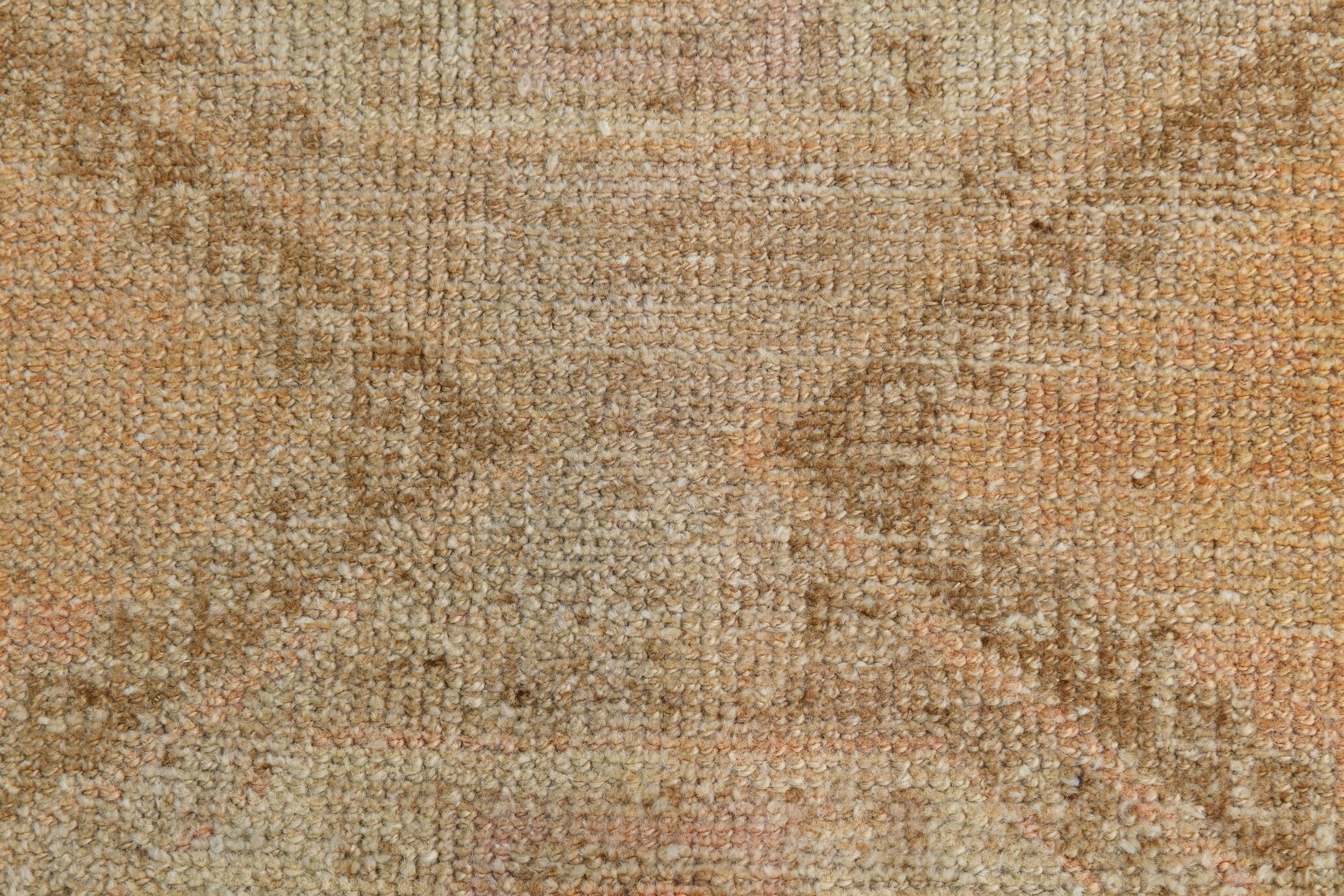 Vintage Runner Rug, 3x13 Long Faded Rug, Runner Rug, 84x398Cm