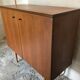 Two-door vintage free-standing buffet