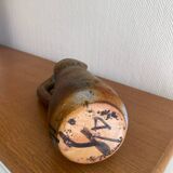 Vintage signed pyrite stoneware carafe