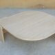 Coffee table in travertine by Roche Bobois editions